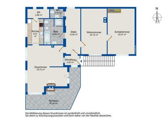 Grundriss Erdgeschoss