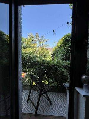 Blick vom Schlafzimmer