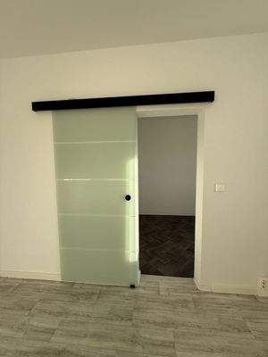 Schiebetür im Wohnzimmer