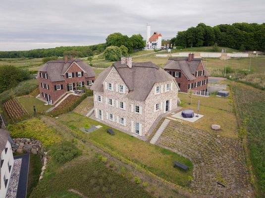 Reetdachvillen am Schloss 