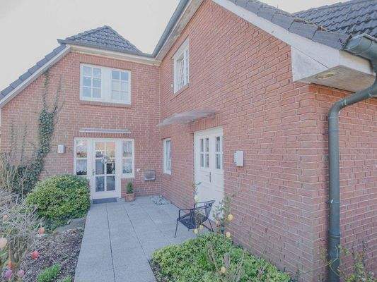 Eingang zum Anbau und zur Waschküche 