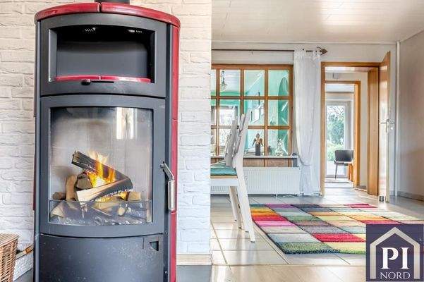 Kamin sorgt für Gemütlichkeit und Wärme