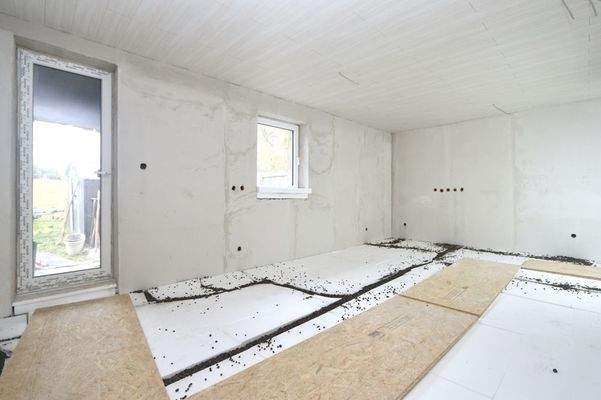 Wohnbereich mit Blick in den Garten