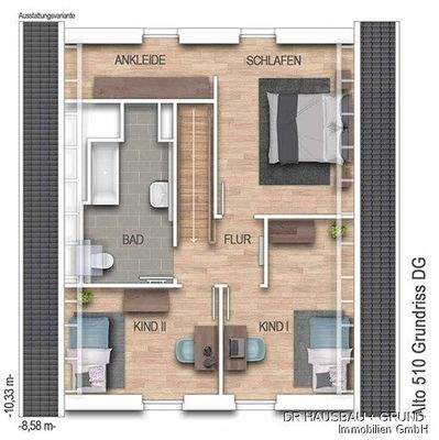Grundrissvorschlag DG.