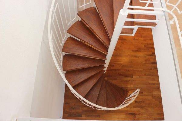 Wendeltreppe von oben