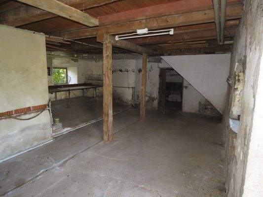 Werkstatt im Nebengebäude