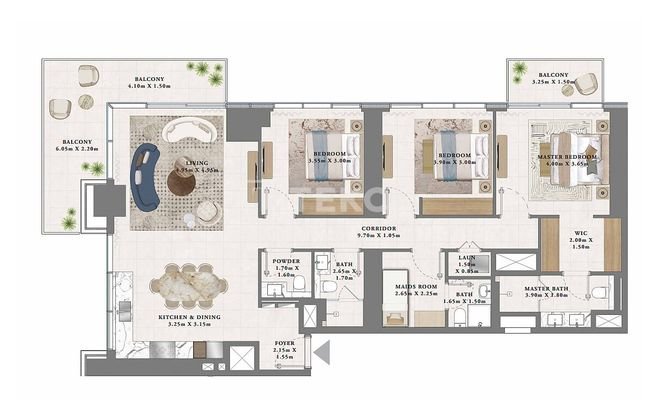 Apartments with Sea and City Views in Dubai Creek Harbour