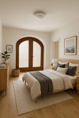 KI ChatGPT erstelltes Schlafzimmer (Beispiel)