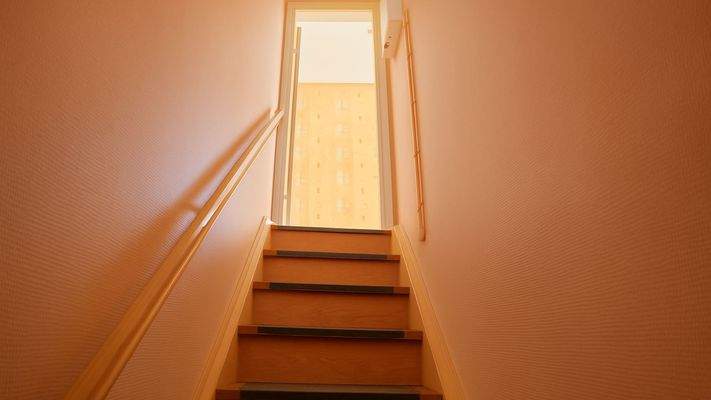 Treppe zum Kellergeschoss