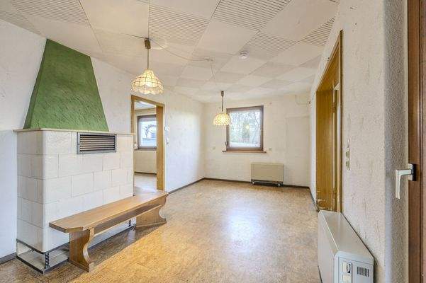 Kaminofen im Wohnbereich