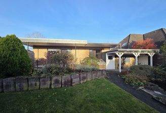 der Blick aus dem Garten