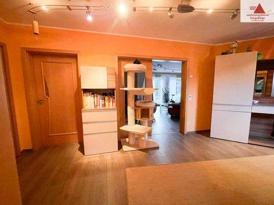 Blick ins Wohnzimmer