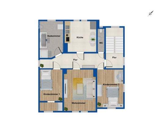 Grundriss 2. Obergeschoss