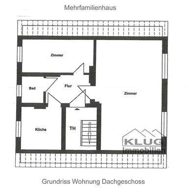 Grundriss MFH Dachgeschoss