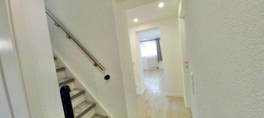 Treppe ins Dachgeschoss