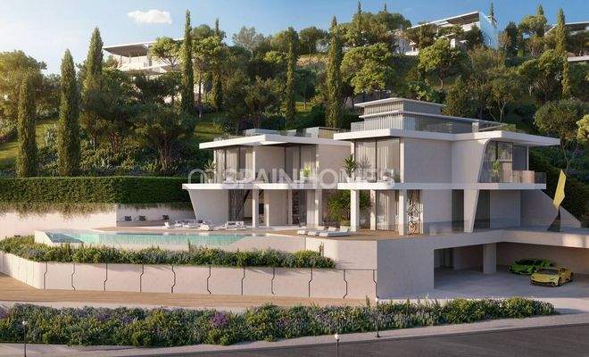 Spectacular View Villas Inspired by Lamborghini in Benahavis