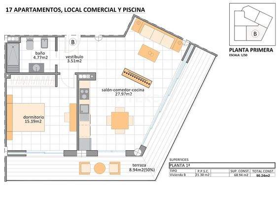 Fully Furnished Tourist Apartments with Rooftop Pool in San Pedro