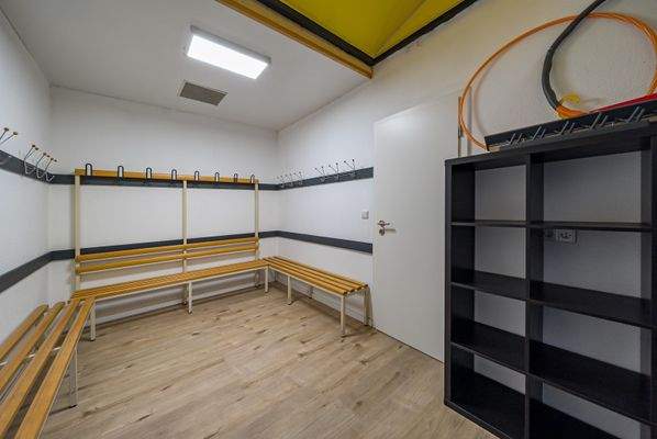 Kampfsportschule Umkleidekabine