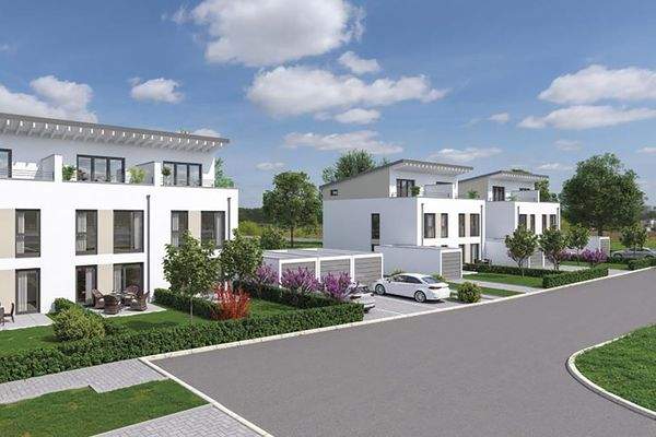 Gartenansicht RH + DHH