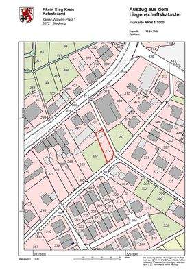 3771 Flurkarte gekennzeichnet