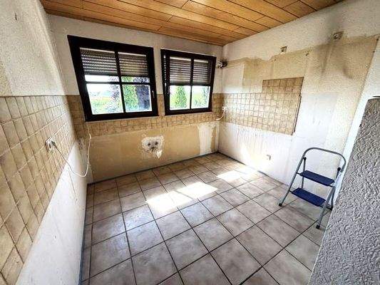 Küche im Dachgeschoss