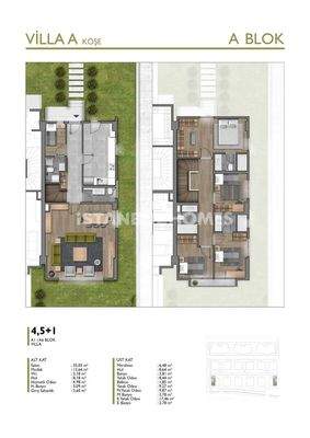 Roomy Houses with Garden and Balcony in Istanbul Basaksehir