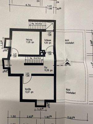 Grundriss Kellergeschoß