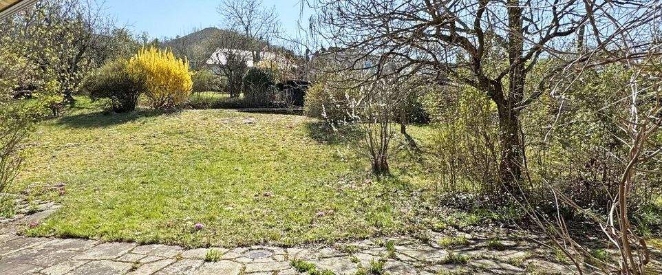 Garten mit Georgenberg-Blick