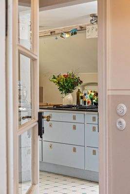 Blick in die Küche OG