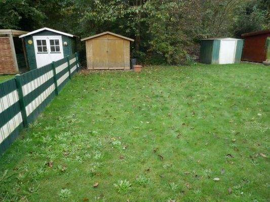 Garten inkl. Geräteschuppen