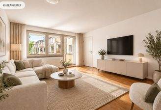 Wohnzimmer KI-Bearbeitet