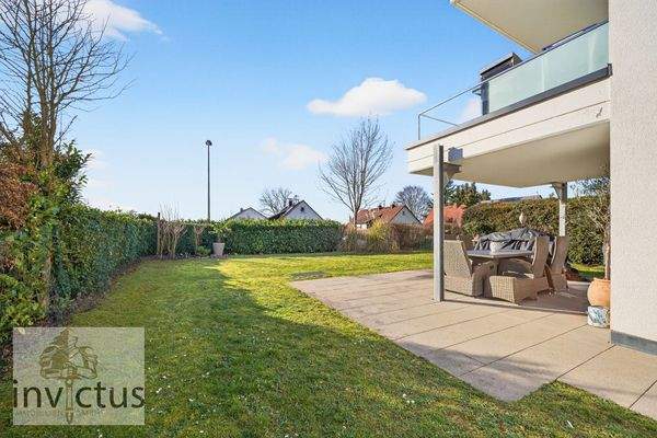 Asicht Terrasse u. Garten