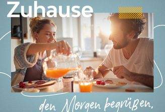 Zuhause den Morgen begrüssen