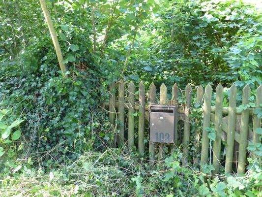 Eingang zum Veräußerungsobjekt