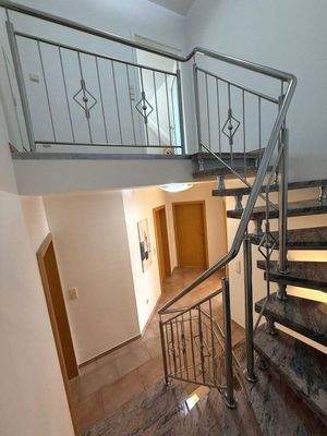 Treppe in den Spitzboden