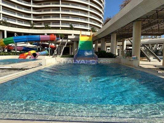Properties in a Complex with Aquapark in Alanya Kargicak