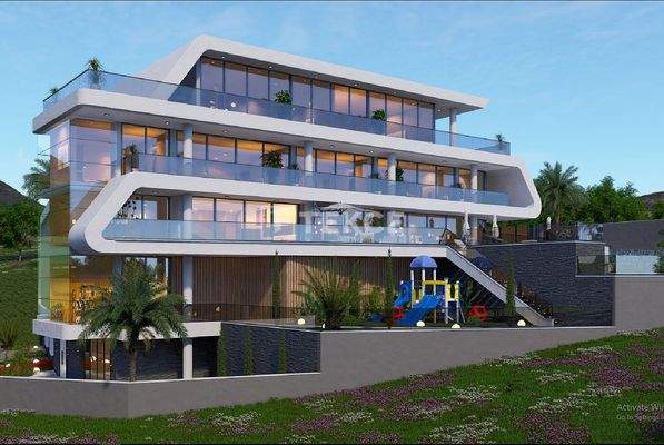 Sea-View Stylish Detached Villa with Private Pool in Alanya