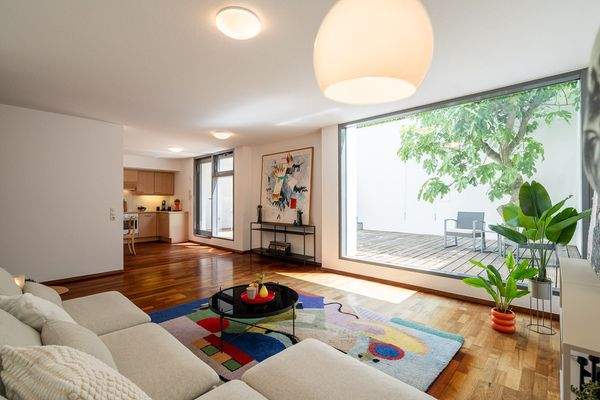 Offener Schnitt zur Küche