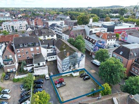 Luftbild vom Grundstück