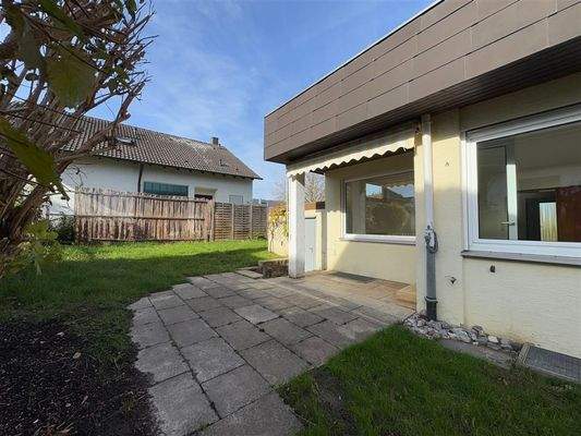 ... und die Terrasse