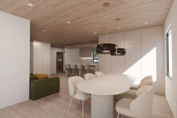 Animation Essplatz Blick Richtung Küche