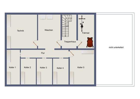 unverbindlicher Grundriss Keller