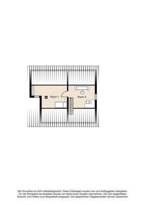 Grundriss Spitzboden