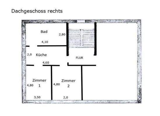 Grundriss DG rechts