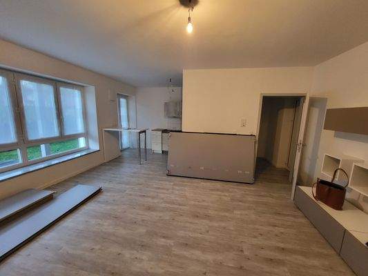 Wohnraum Übergang Küche und Flur