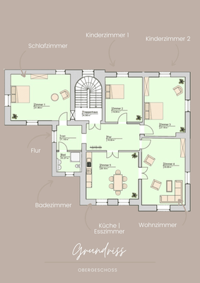 Grundriss Obergeschoss