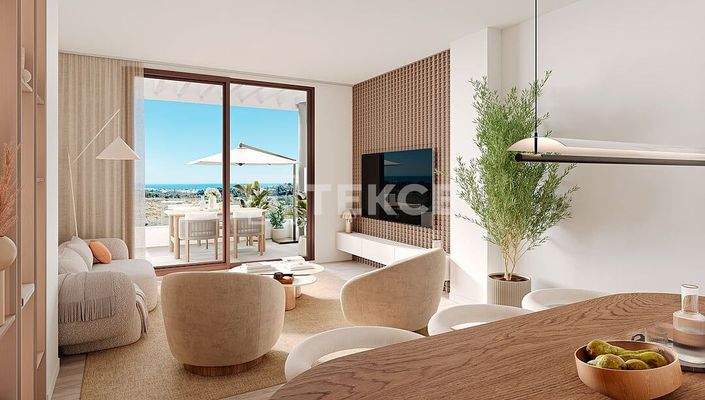 New Sea-View Flats Close to Golf Courses in Mijas