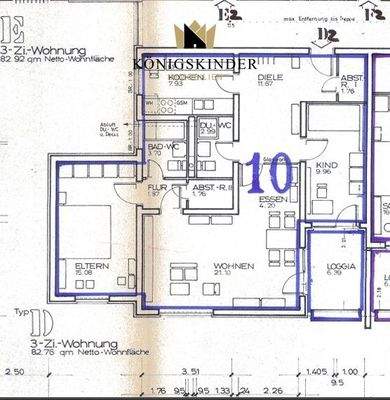 Stockach Grundriss Wohnung 10
