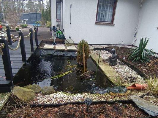 Teich Terrasse