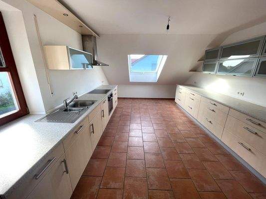 Die großzügige Küche